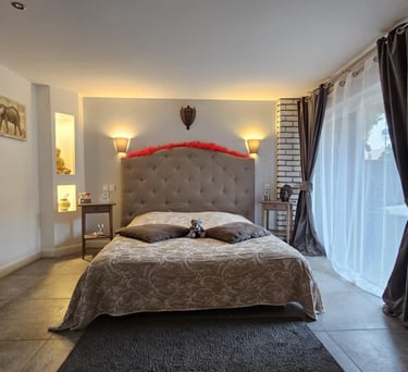 Gîte de luxe avec spa et sauna à Strasbourg - Hôtes et Demeures - Chambre demeure 1