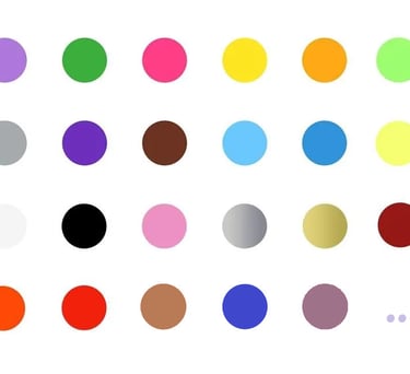 palette de couleur multicolor