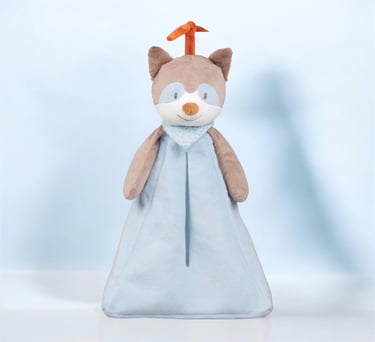 Range pyjama nattou raton laveur bleu et marron