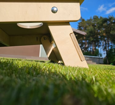 Cornhole lenta – pagaminta iš 18 mm faneros Lietuvoje