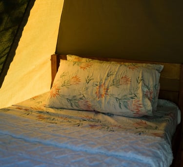 Tent interior