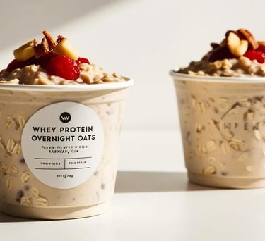 Protéine Overnight Oats Cacahuète Framboise