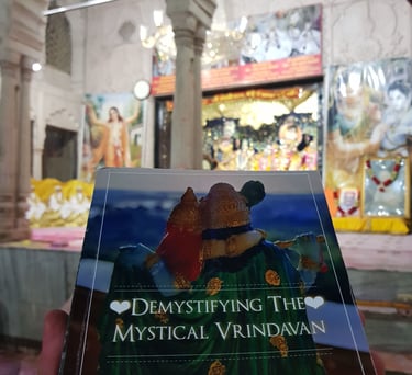 Demsytifying The Mystical Vrindavan Book at Radha Damodar Mandir
