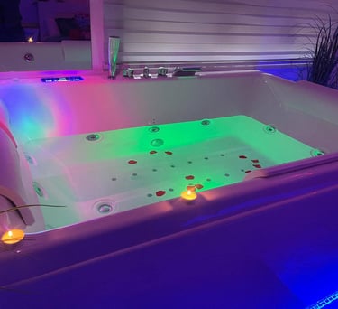 cromoterapia vasca idromassaggio suite deluxe