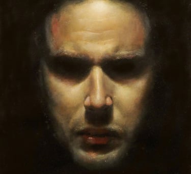 Face in shadow © SJ Miller 2024