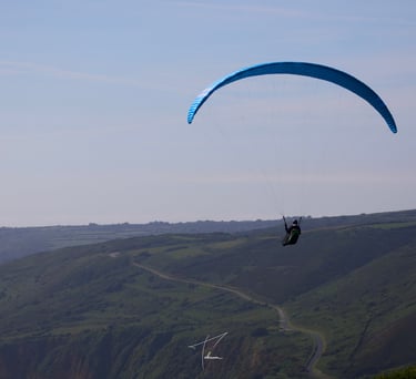 Photographies de parapentistes