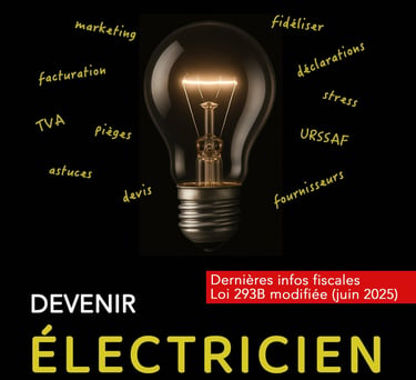 Livre devenir électricien auto-entrepreneur