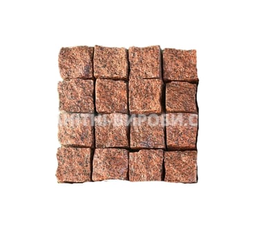 Колота гранітна бруківка лізник 10*10*10