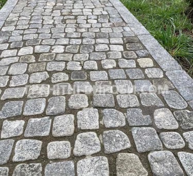 Галтована гранітна бруківка габро 10*10*5