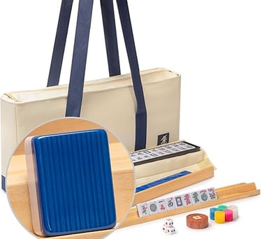 Deluxe Set with wooden racks and pretty tiles