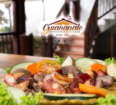 Picadas, restaurante Guanapalo Circasia Quindio