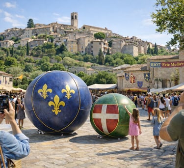 sphère personnalisable fete locale