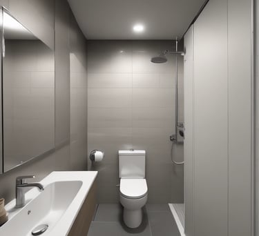 Fitness center with state-of-the-art equipment and large mirrors for a motivating workout.