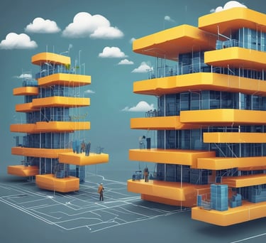 low-angle photography of blue glass walled building during daytime