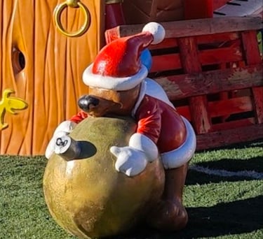 tematización navideña osito navidad