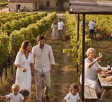 Aditya Jadhav with his clients, friends and family spending quality time at Vineyard of GaanBaru Advisors