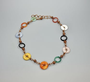 Gemstone Copper Necklace