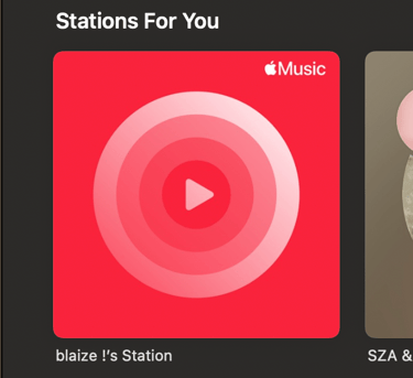 Apple Music artist stations