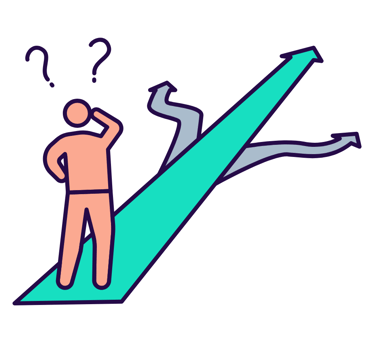 A person making a decision