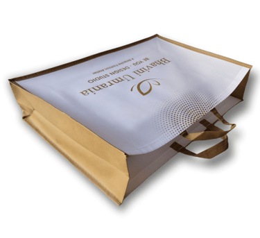 Non Woven Stitched Bag with Multicolor Print