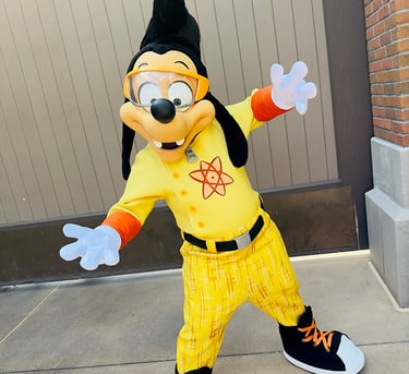 Max pictured inside Disney's Hollywood Studios® Park, at Walt Disney World®.