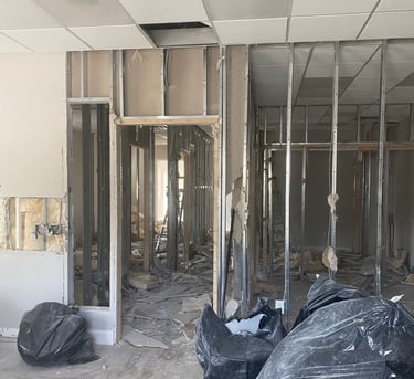 before flooring and painting project Home Layers Design Jacksonville