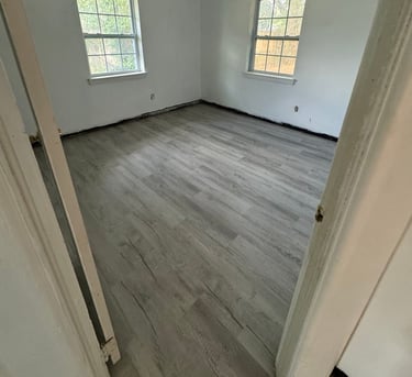 after LVP flooring Home Layers Design Jacksonville