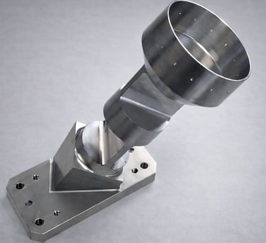Machined titanium part mars rover landing gear