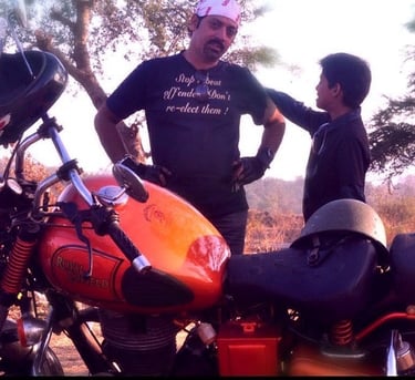 Mr. Susheel Pareek who has been a rider since 2011. RSPD BIKER'S CHOICE