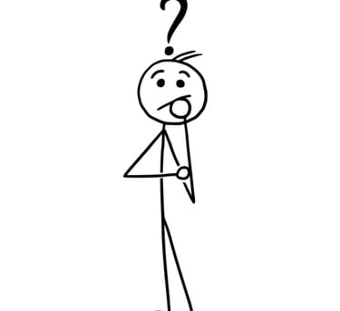 A confused Stickman