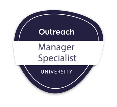 Outreach Sales Manager Certification