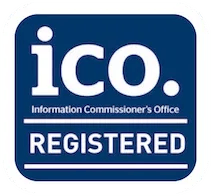Information Commissioner's Office registered Data Protection Officer and Data Controller badge