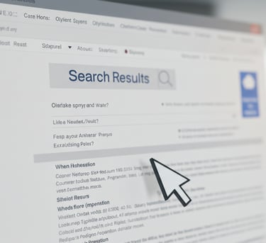 Image of search results page