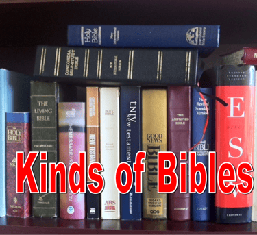 Kinds of Bibles - Christian Resource Library