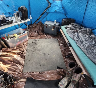 Hunting camp tent