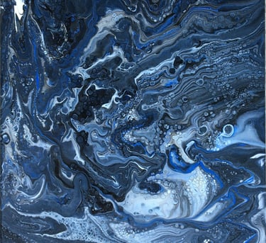 Boiling islands - Tableau art abstrait - art contemporain - acrylique sur toile