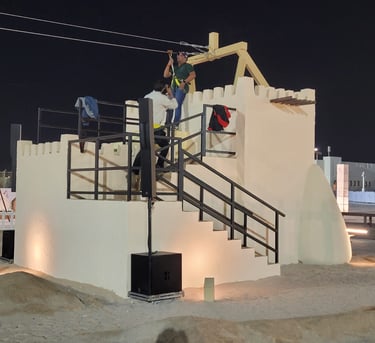 Zip line Manufacture in Qatar SAM ZIP LINE