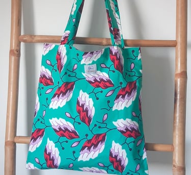 sac tote bag en tissu africain wax