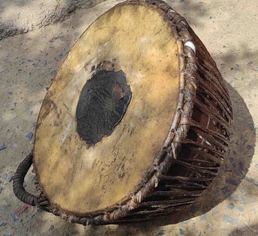 Indian Folk Kettledrum Nagada – Handcrafted Percussion Instrument Used in Rural and Tribal Celebrations