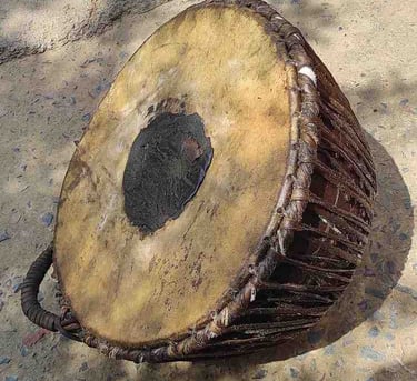 Indian Folk Kettledrum Nagada – Handcrafted Percussion Instrument Used in Rural and Tribal Celebrations