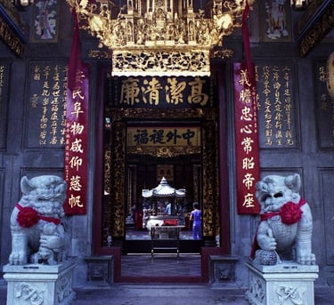 Pagoda gate in Saigon