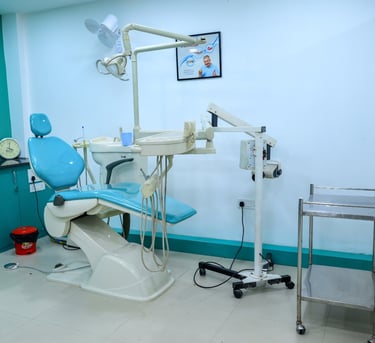 Implants & Dentures Room at Peoples Dental Clinic is Separately arranged for focused Dental Implants Procedures