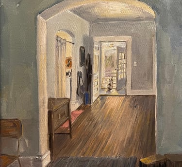 NFS Interior oil on canvas