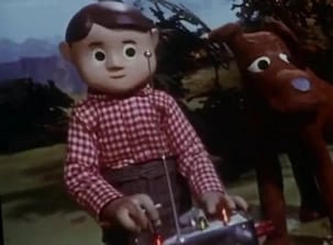 Norma Macmillan as the voice of Davey in Davey and Goliath