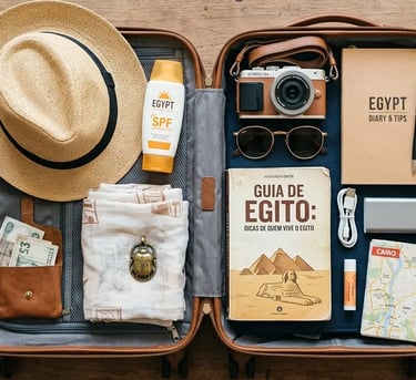 Dicas de viagem sobre o que levar na mala para o Egito, blog informativo para viajantes brasileiros.