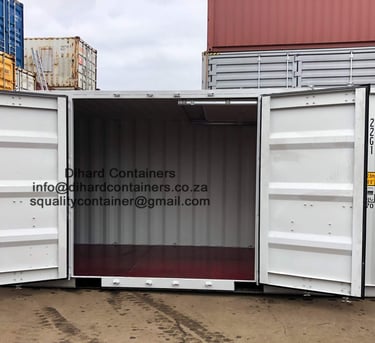 6m open side container