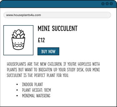 PDP example with an obvious CTA button
