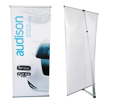 L-Banner teleskopický