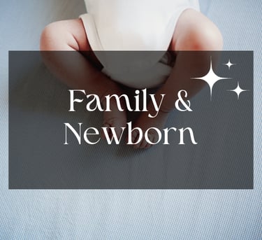 a baby's feet and a baby's feet with the words family and