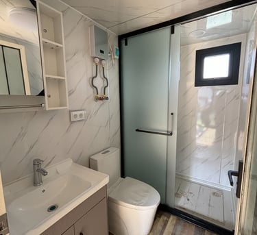 Salle de bain maison modulaire